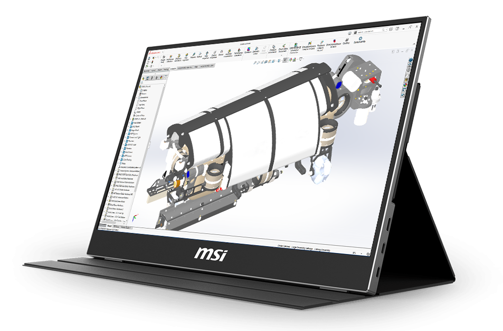Tragbares MSI-Display für Laptops