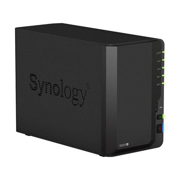 Synology-DS220+ Vorne Links